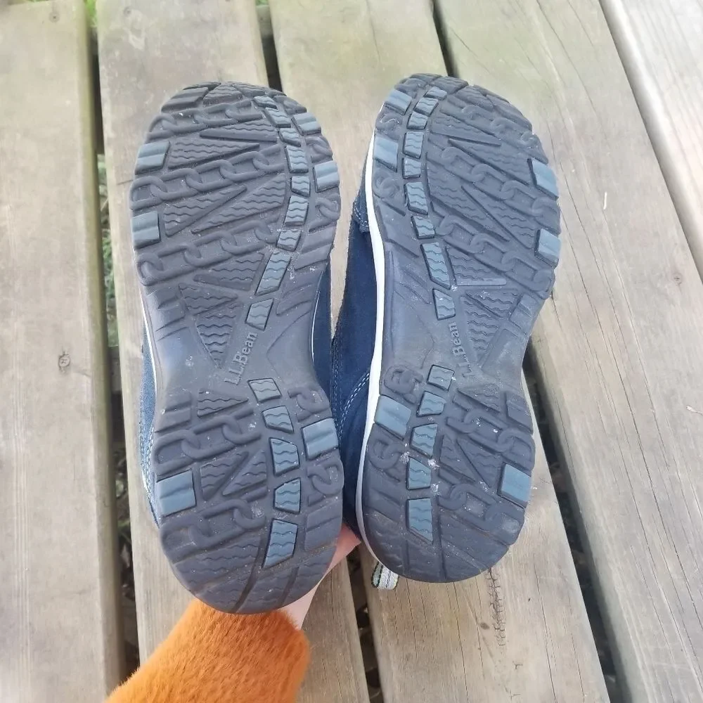 L.L.Bean Tek‎ 2.5 Waterproof Hiking Low Boot Shoes 11 Blue Green Gorpcore